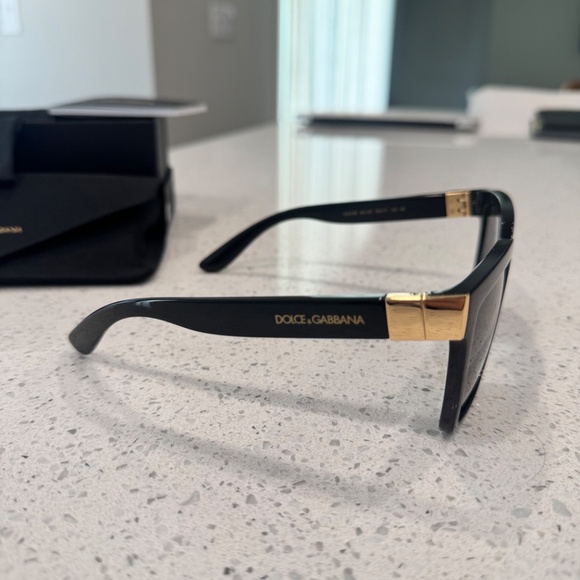 Dolce & Gabbana Black Designer Sunglasses main image 6